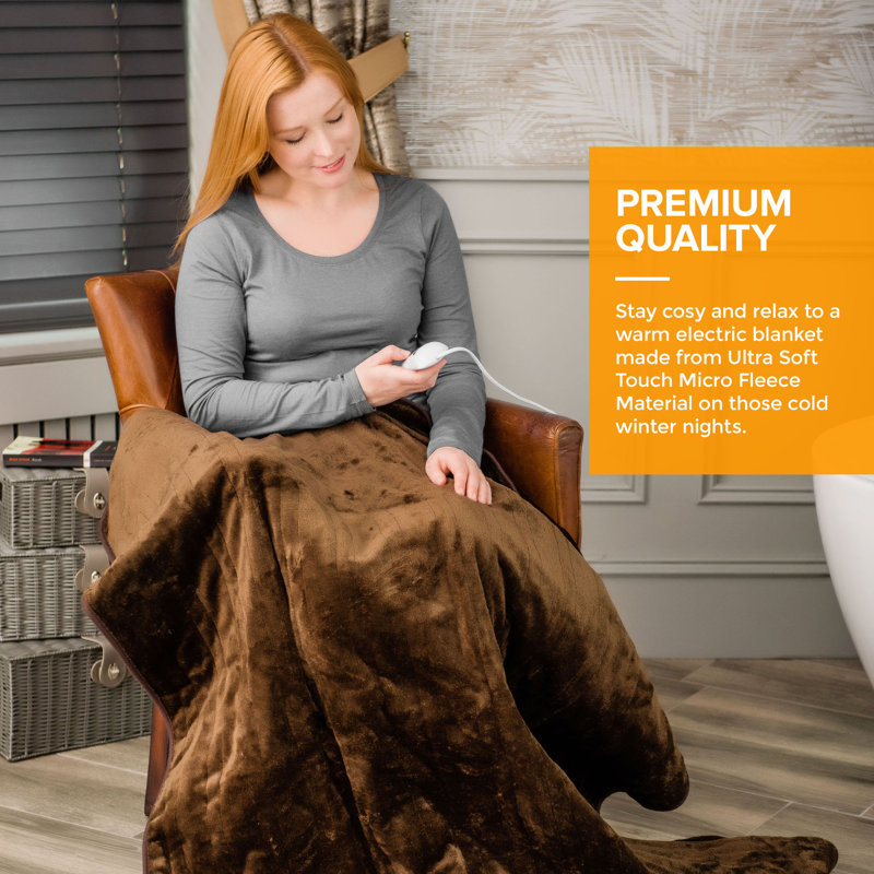 LIVIVO Heated Electric Blanket Wayfair.co.uk